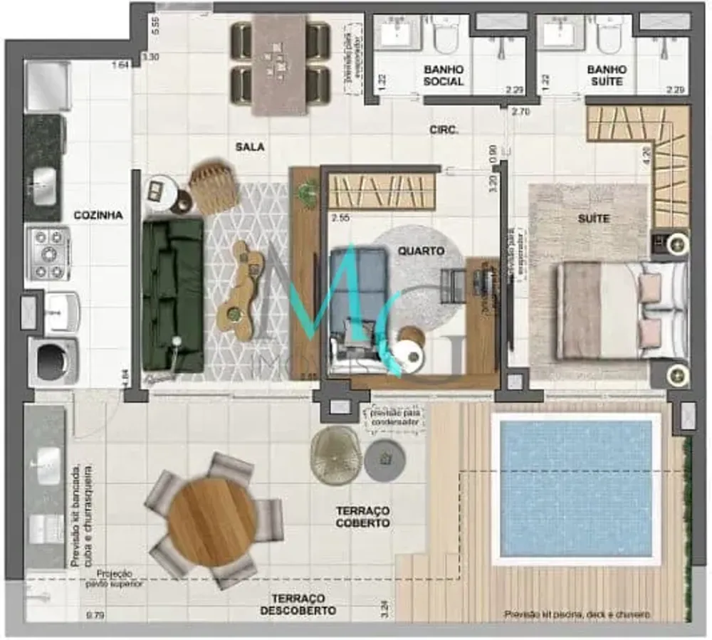 Apartamento, 4 quartos, 227 m² - Foto 60