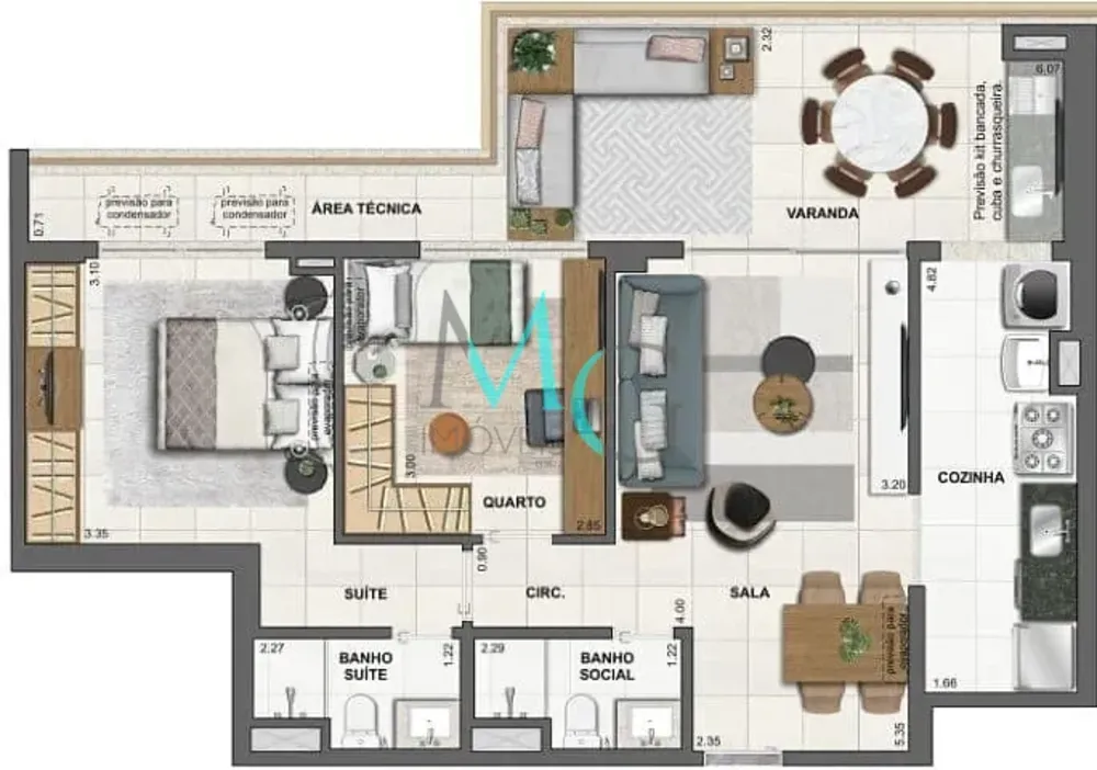 Apartamento, 4 quartos, 227 m² - Foto 61