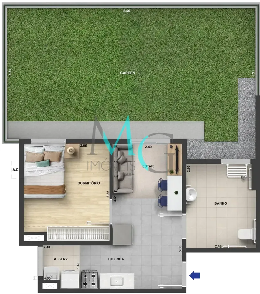 Apartamento, 2 quartos, 57 m² - Foto 19