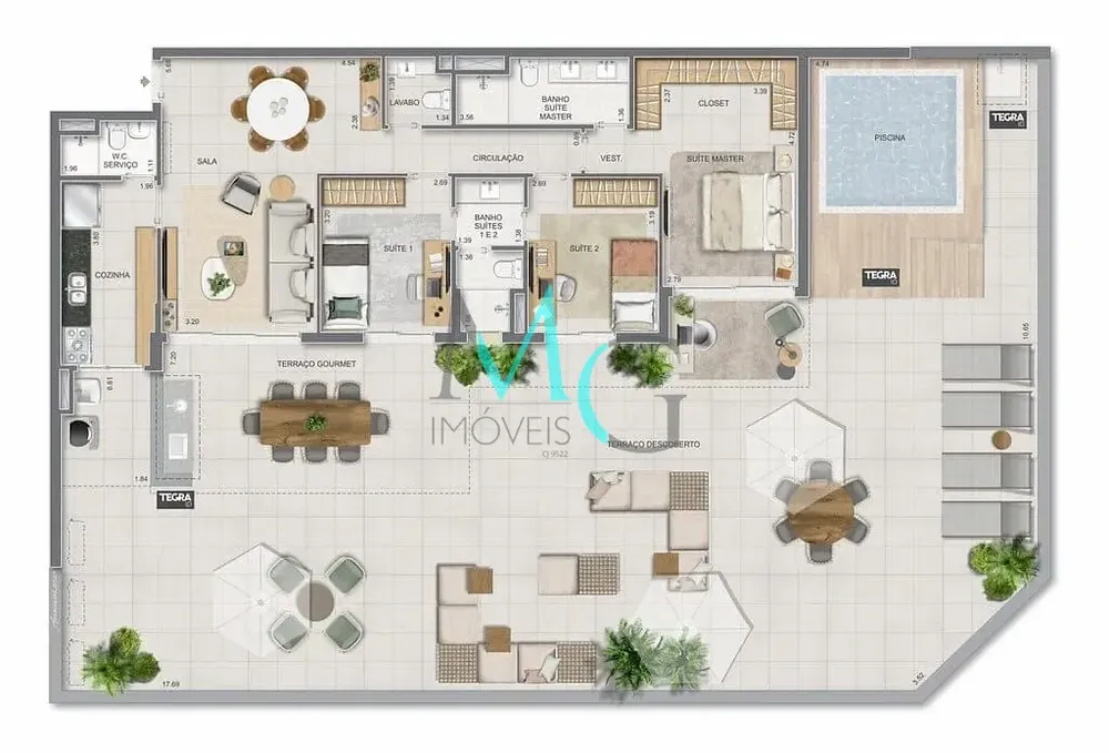 Apartamento, 3 quartos, 186 m² - Foto 124