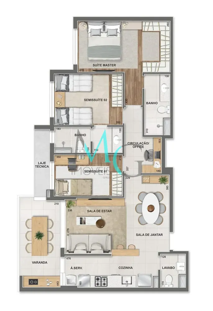 Apartamento, 4 quartos, 145 m² - Foto 75