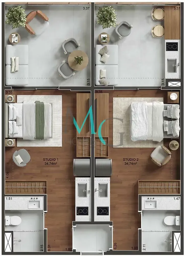 Apartamento, 3 quartos, 99 m² - Foto 18