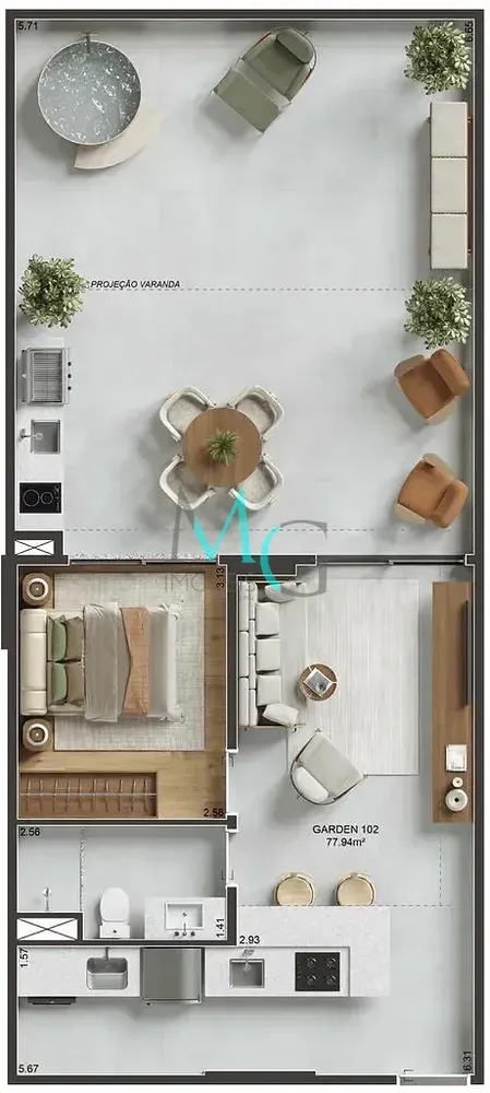 Apartamento, 3 quartos, 99 m² - Foto 23