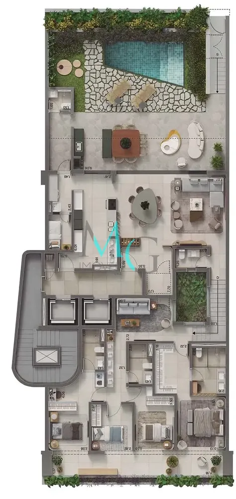 Cobertura, 4 quartos, 323 m² - Foto 20