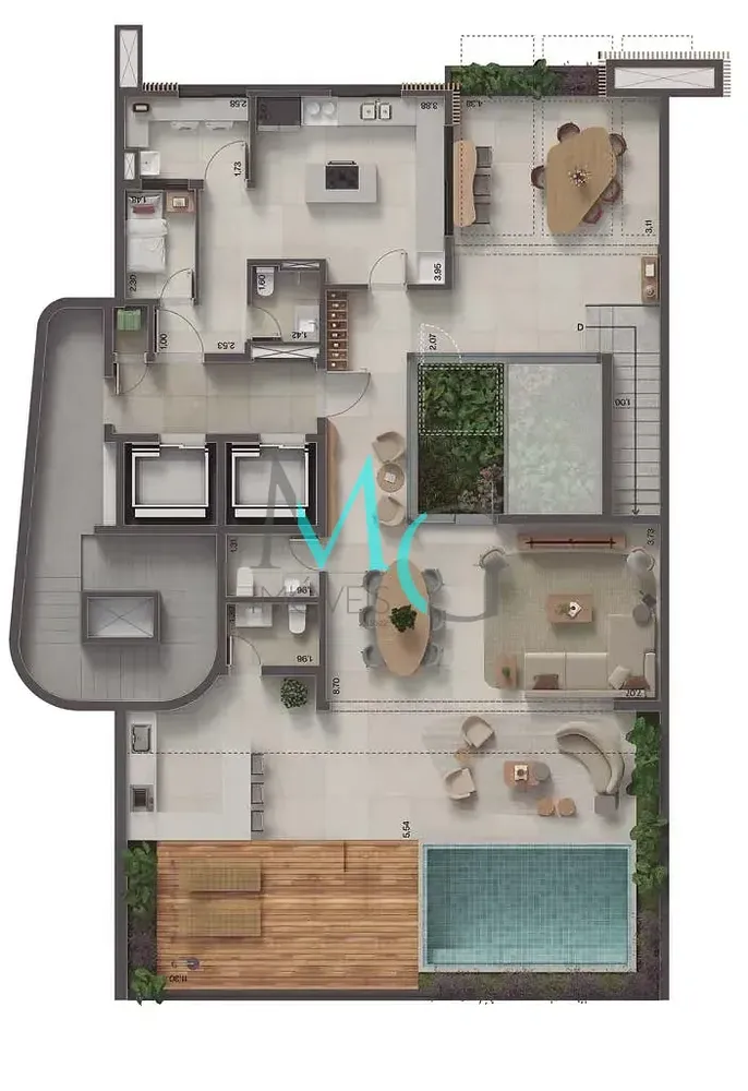 Cobertura, 4 quartos, 323 m² - Foto 25