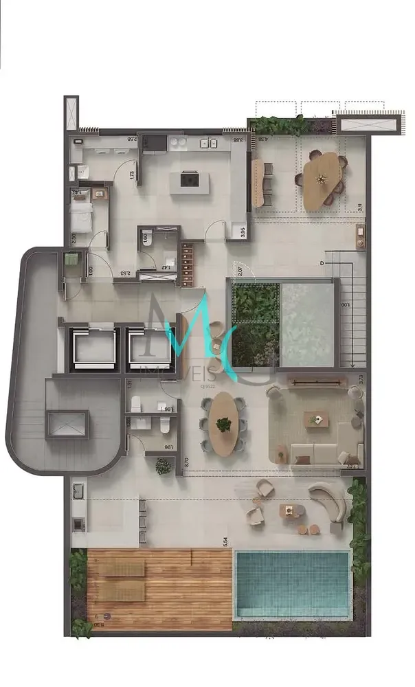 Cobertura, 4 quartos, 323 m² - Foto 23