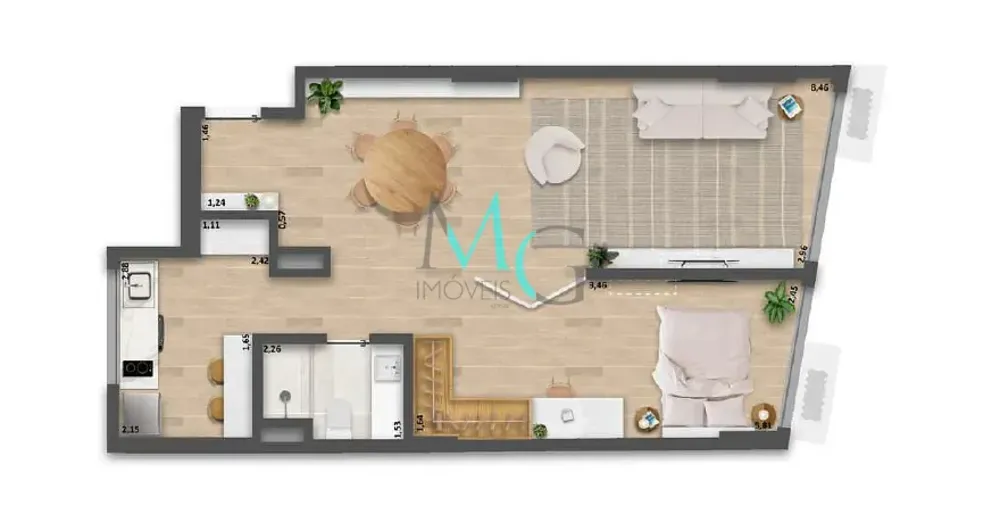 Apartamento, 2 quartos, 65 m² - Foto 12