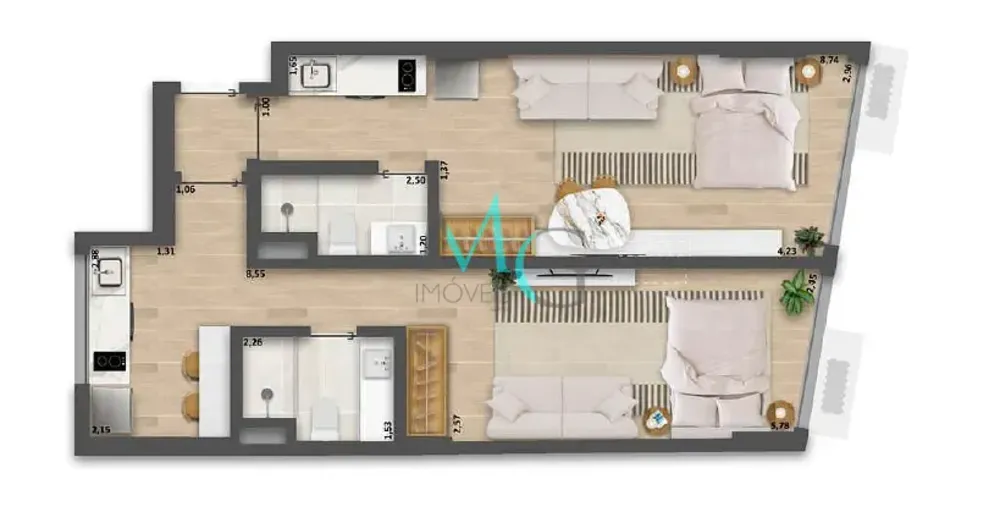 Apartamento, 2 quartos, 65 m² - Foto 16