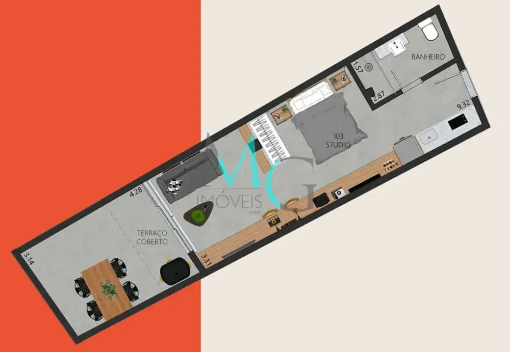 Apartamento, 1 quarto, 44 m² - Foto 30