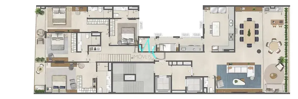 Cobertura, 5 quartos, 415 m² - Foto 35