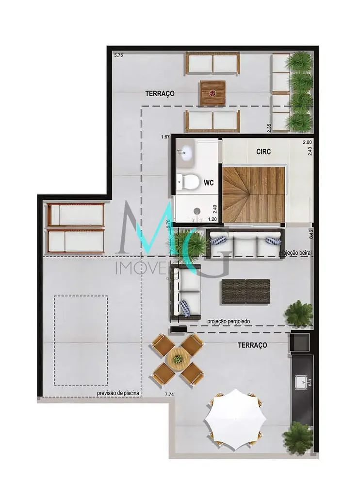 Cobertura, 3 quartos, 150 m² - Foto 25