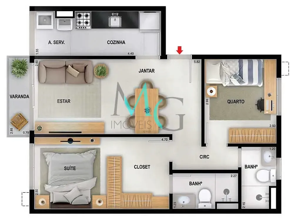 Cobertura, 3 quartos, 150 m² - Foto 26