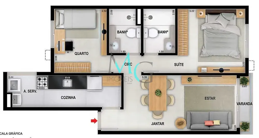 Cobertura, 3 quartos, 150 m² - Foto 56