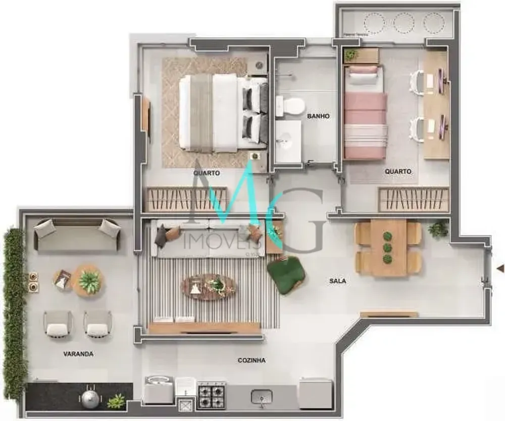Apartamento, 1 quarto, 35 m² - Foto 23