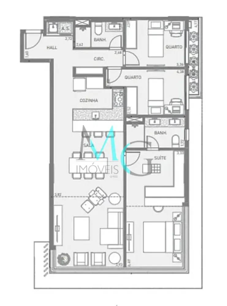 Cobertura, 3 quartos, 290 m² - Foto 44
