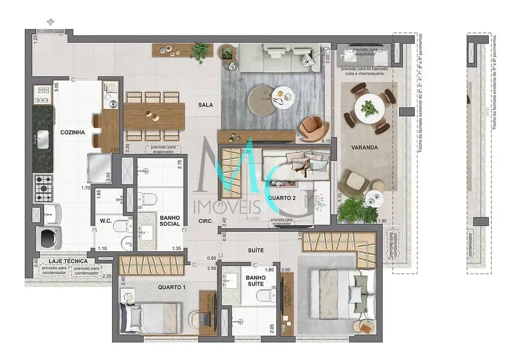 Cobertura, 4 quartos, 191 m² - Foto 47