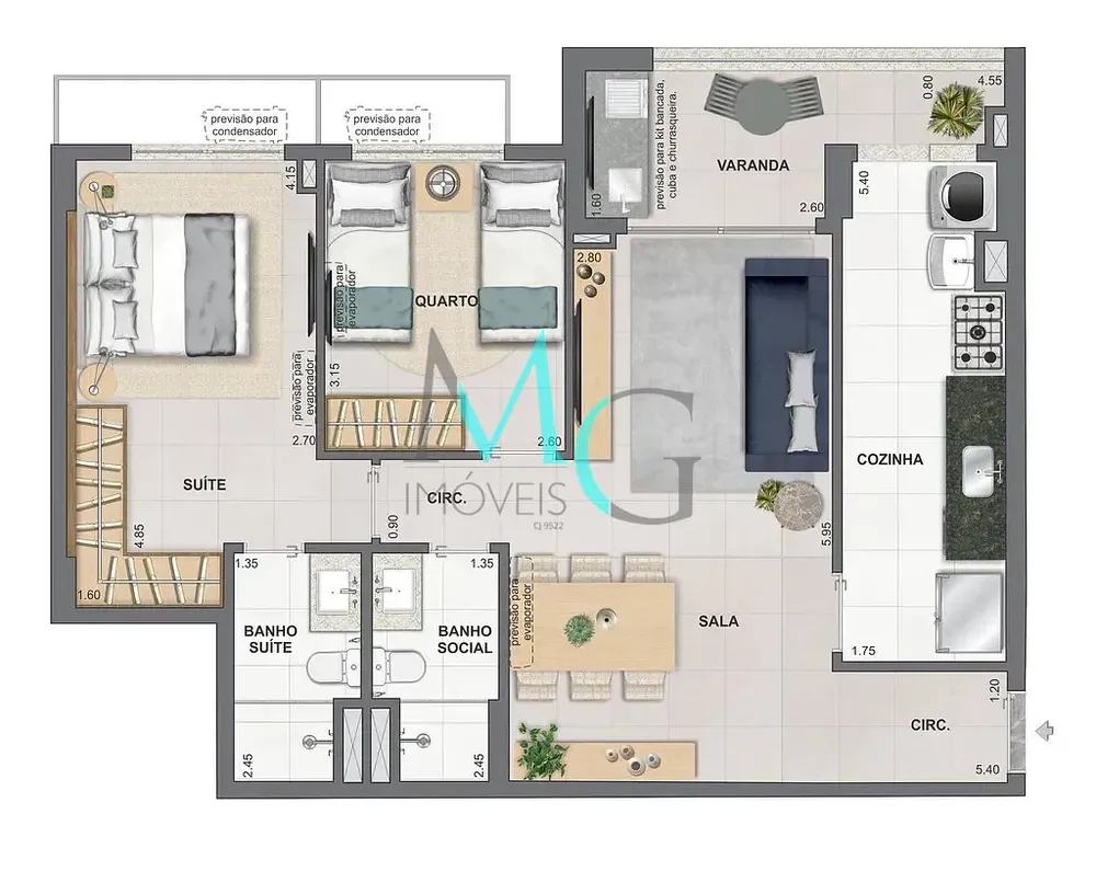 Cobertura, 4 quartos, 191 m² - Foto 43