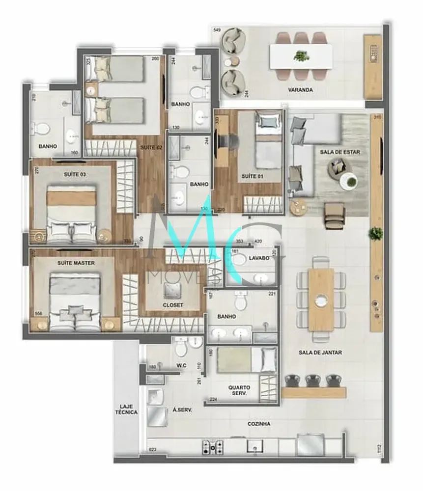 Apartamento, 3 quartos, 96 m² - Foto 66
