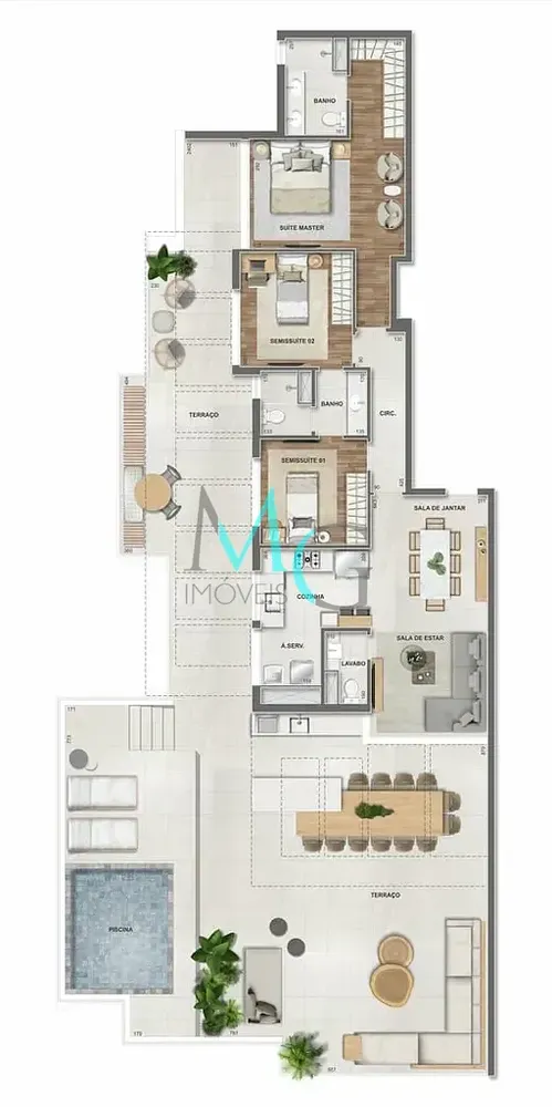Apartamento, 3 quartos, 96 m² - Foto 68