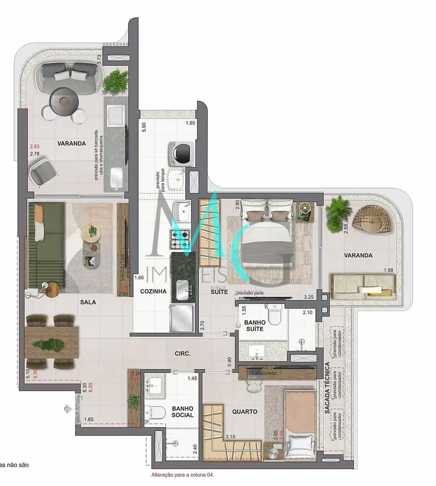 Apartamento, 3 quartos, 134 m² - Foto 48