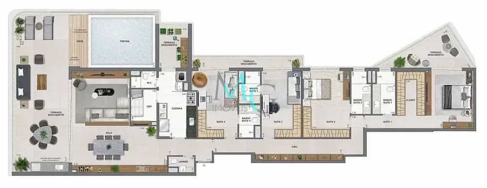 Apartamento, 3 quartos, 134 m² - Foto 63