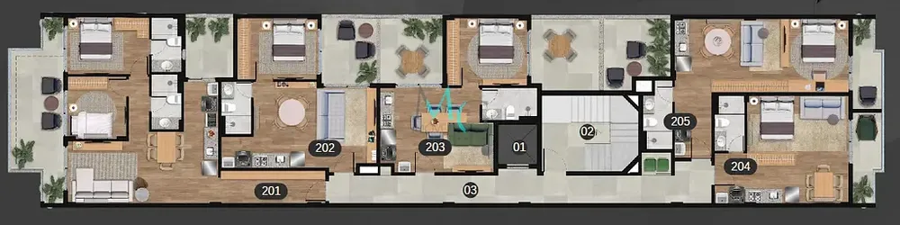 Apartamento, 2 quartos, 83 m² - Foto 3