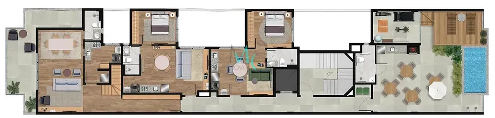 Apartamento, 2 quartos, 83 m² - Foto 1