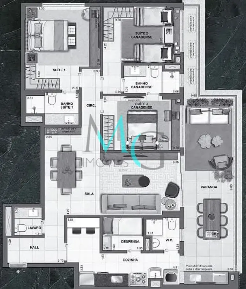 Apartamento, 3 quartos, 137 m² - Foto 32