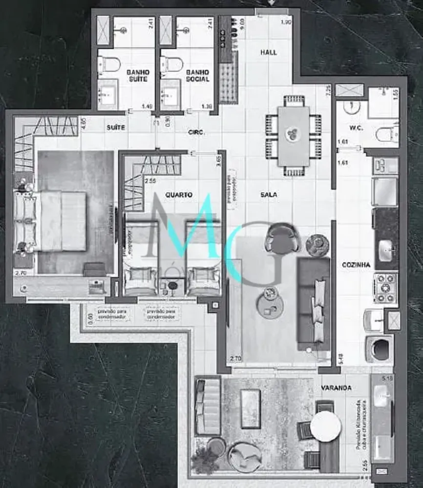 Apartamento, 3 quartos, 137 m² - Foto 24