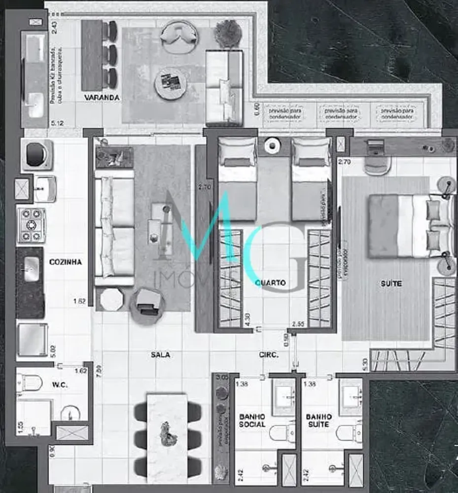 Apartamento, 3 quartos, 137 m² - Foto 25