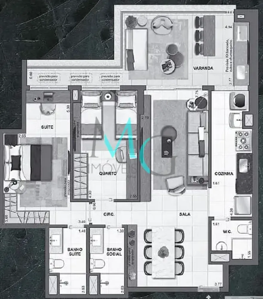 Apartamento, 3 quartos, 137 m² - Foto 23