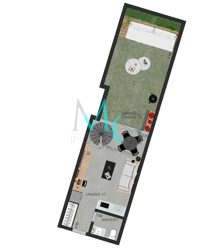 Apartamento, 1 quarto, 48 m² - Foto 46