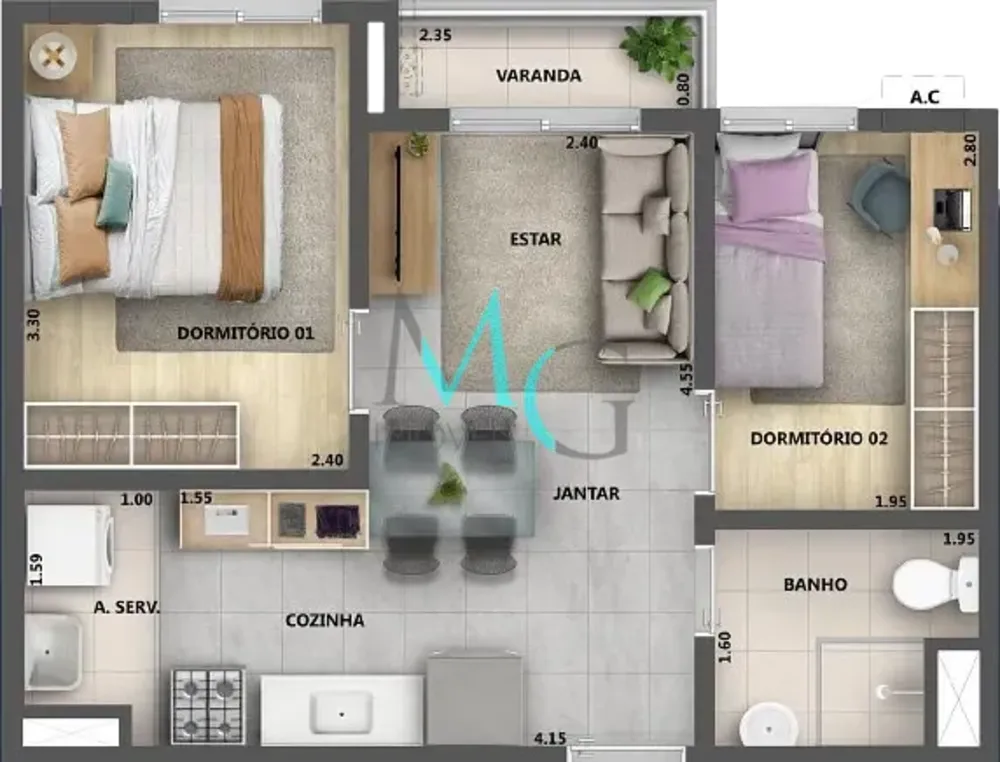 Apartamento, 3 quartos, 139 m² - Foto 15