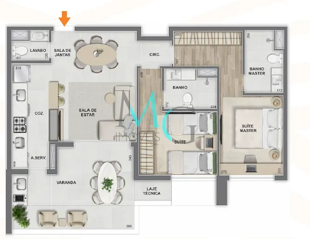 Apartamento, 2 quartos, 85 m² - Foto 56