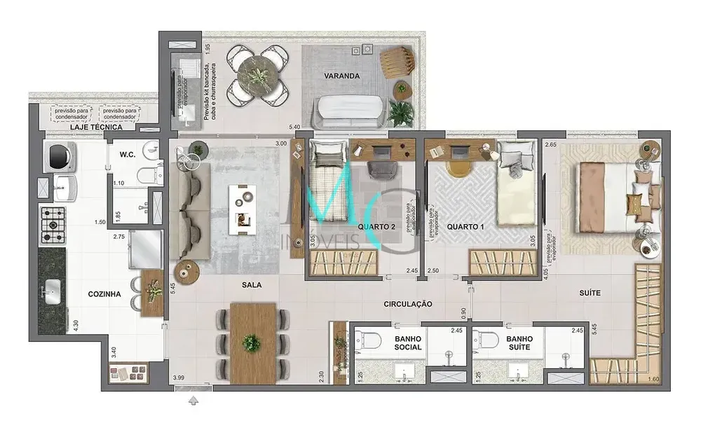 Apartamento, 3 quartos, 163 m² - Foto 46