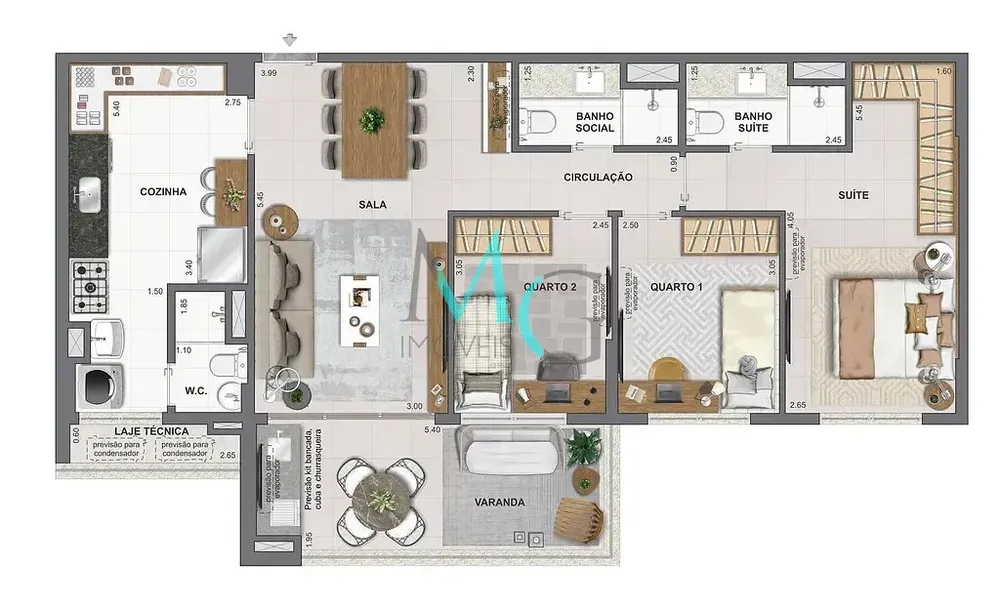 Apartamento, 3 quartos, 163 m² - Foto 48