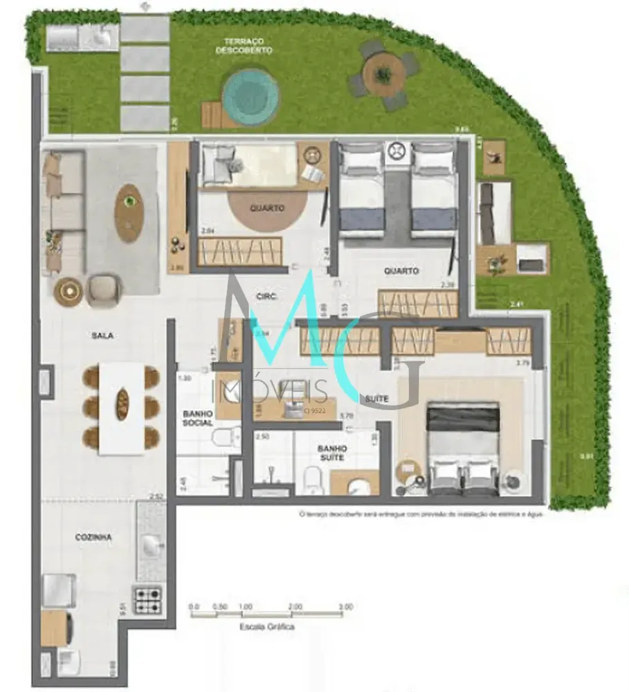 Apartamento, 3 quartos, 108 m² - Foto 50