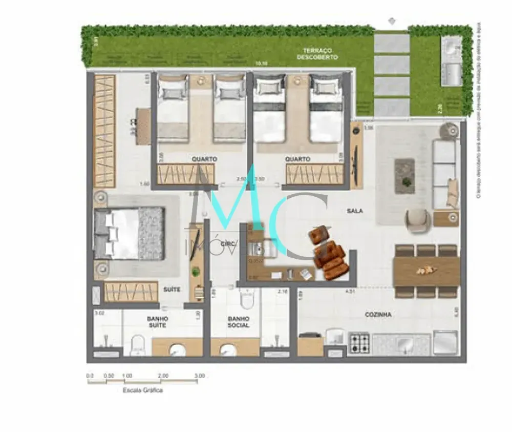 Apartamento, 3 quartos, 108 m² - Foto 41