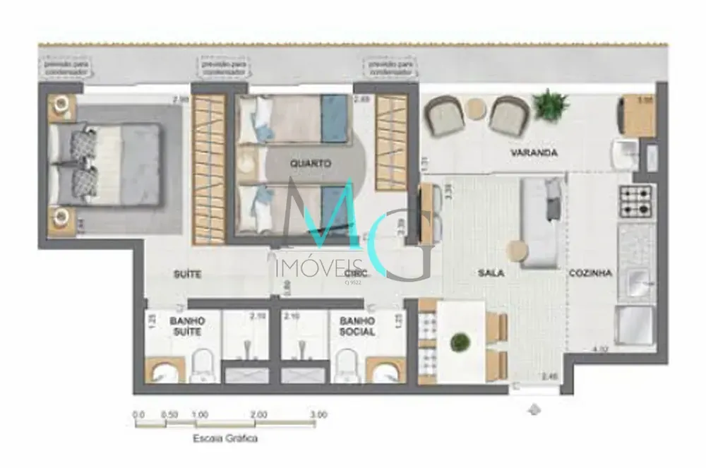 Apartamento, 3 quartos, 108 m² - Foto 36