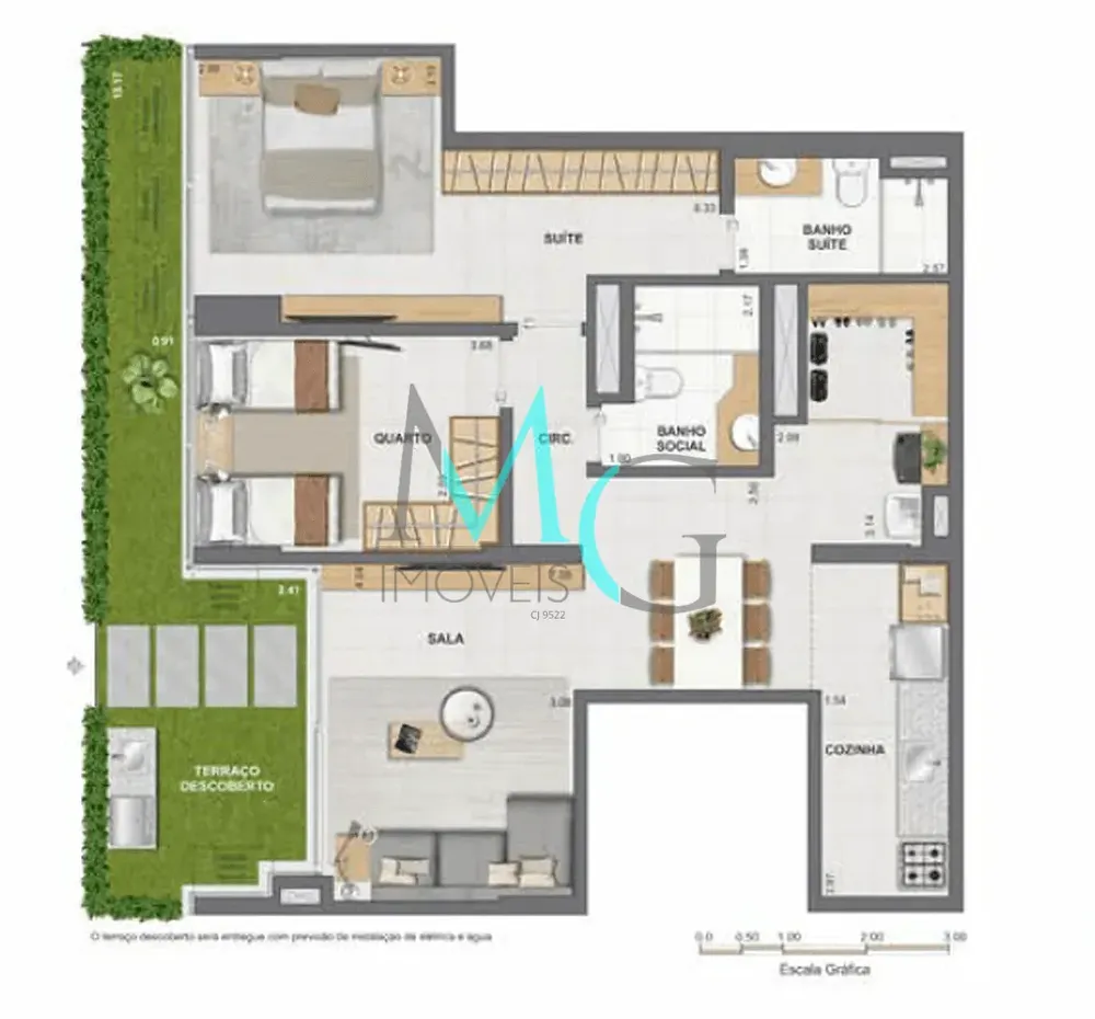 Apartamento, 3 quartos, 108 m² - Foto 43