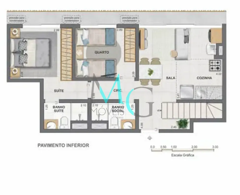 Apartamento, 3 quartos, 108 m² - Foto 48