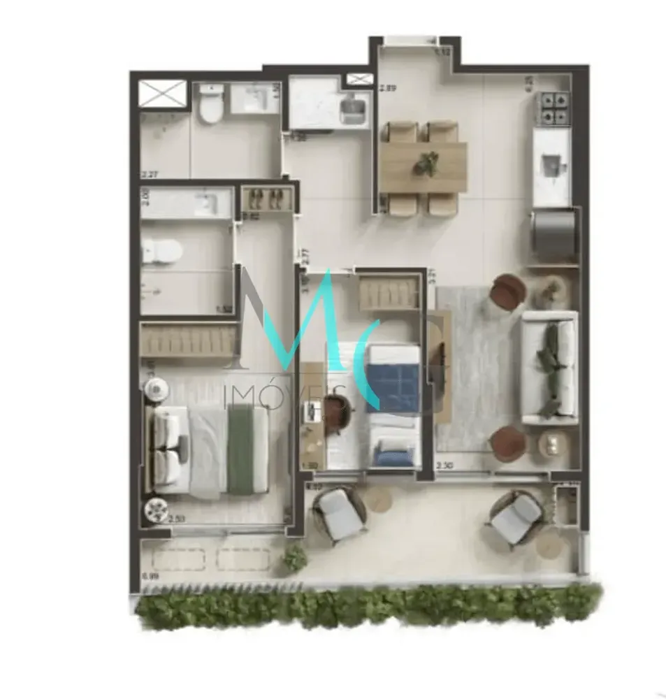 Cobertura, 1 quarto, 44 m² - Foto 27