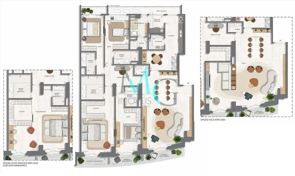 Apartamento, 4 quartos, 192 m² - Foto 1