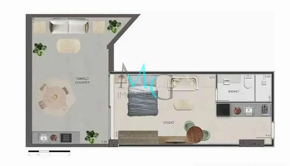 Apartamento, 1 quarto, 35 m² - Foto 27