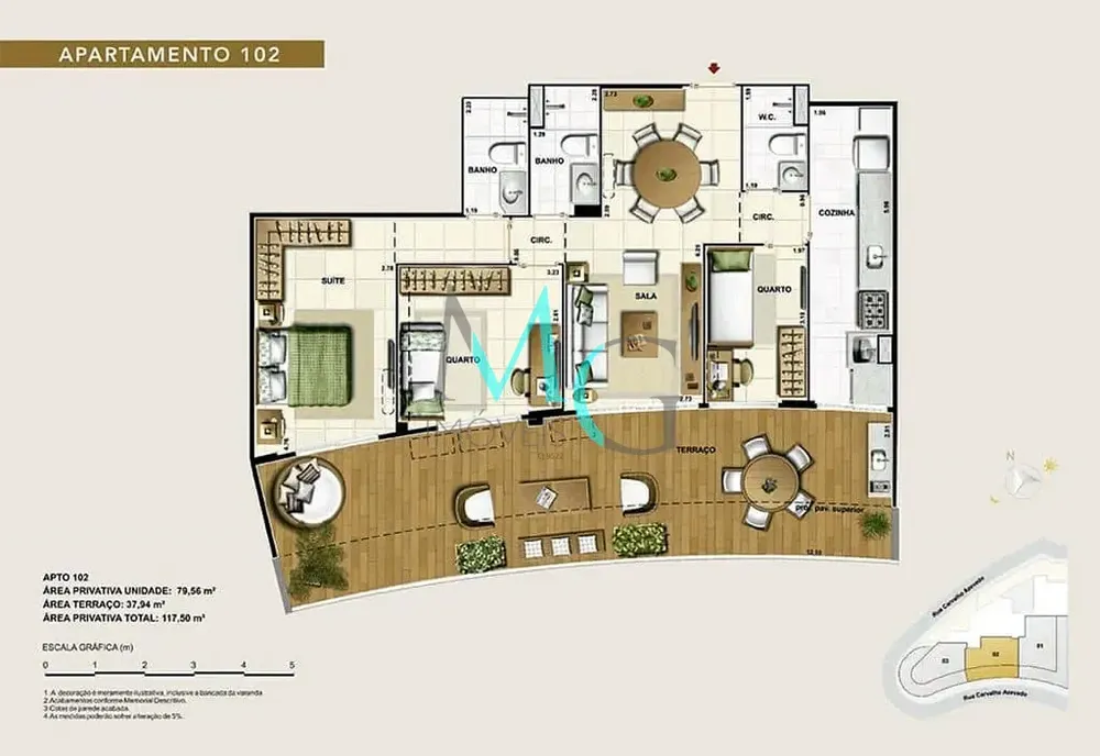 Apartamento, 2 quartos, 108 m² - Foto 44