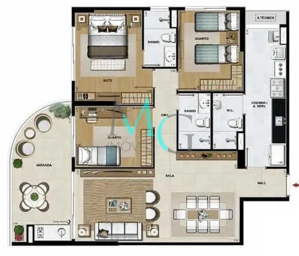 Cobertura, 4 quartos, 265 m² - Foto 26