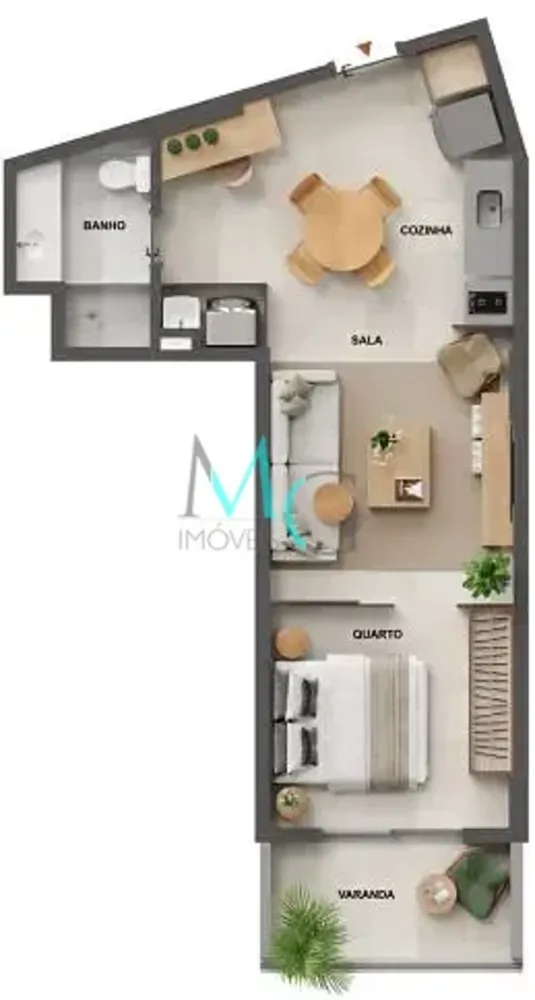 Apartamento, 1 quarto, 51 m² - Foto 26