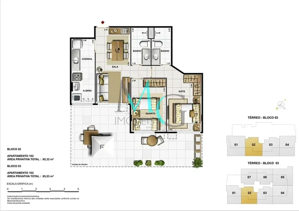 Apartamento, 3 quartos, 75 m² - Foto 55