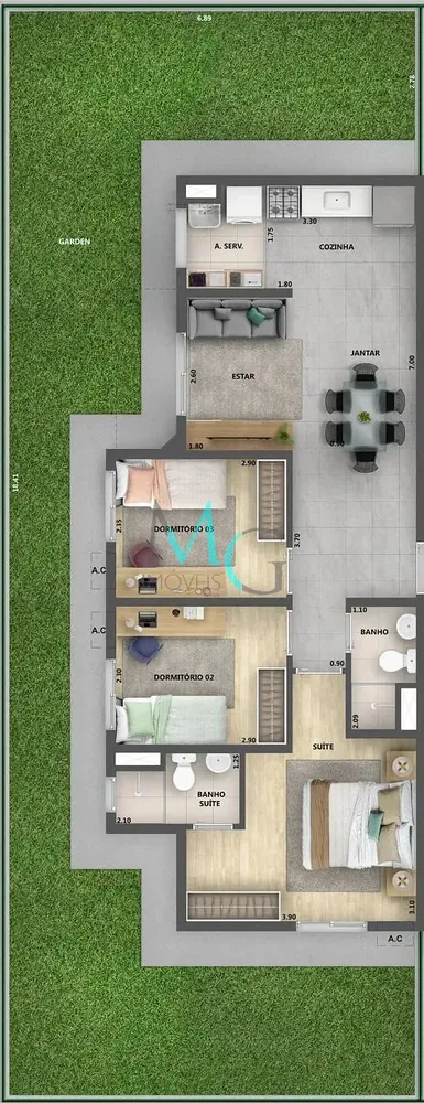 Apartamento, 2 quartos, 39 m² - Foto 20