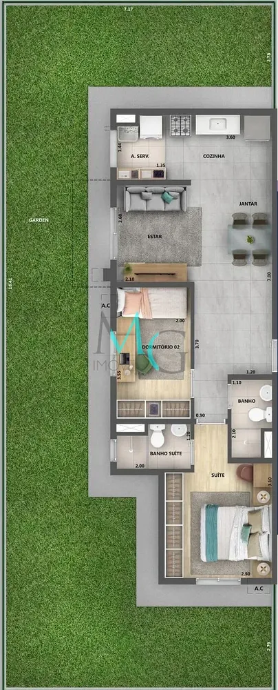Apartamento, 2 quartos, 39 m² - Foto 19